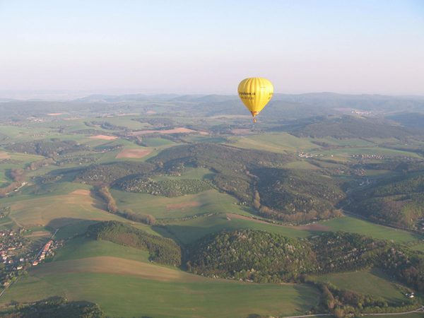 Výhľad z balónu